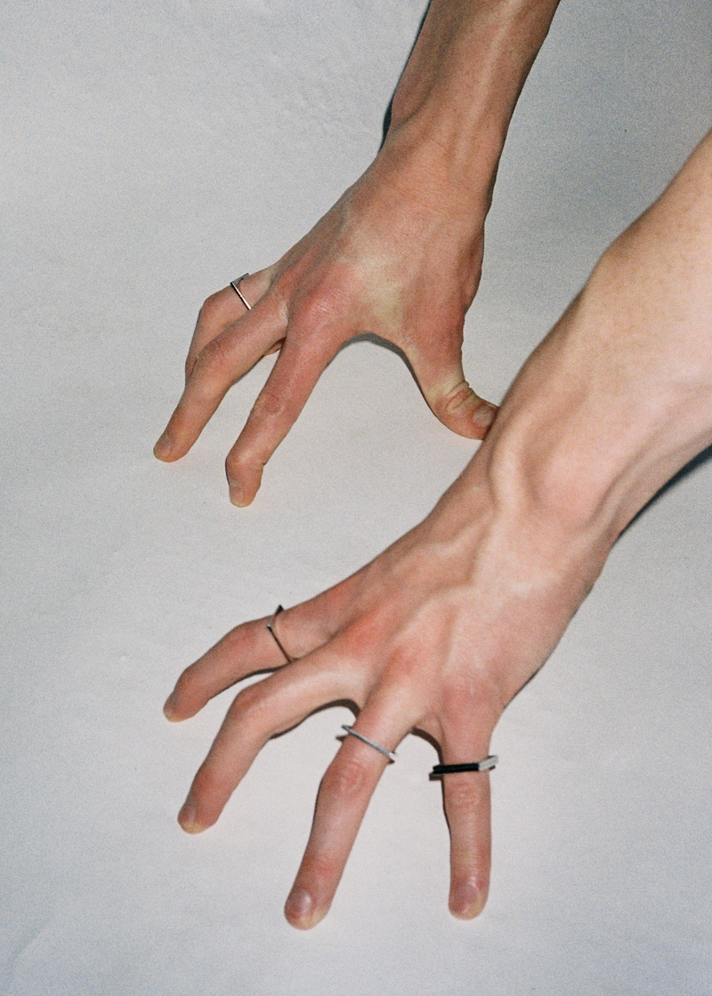 Silver Square Ring