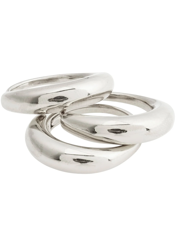 Be 3-in-1 Adjustable Ring Set | Silver-Plated