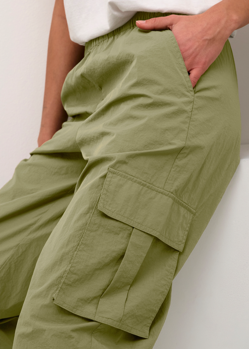 'Marie' Cargo Pants in Green