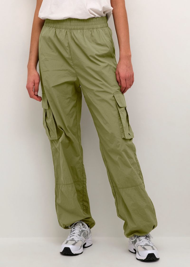 'Marie' Cargo Pants in Green
