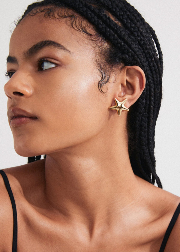 FORCE Star Studs | Gold-Plated
