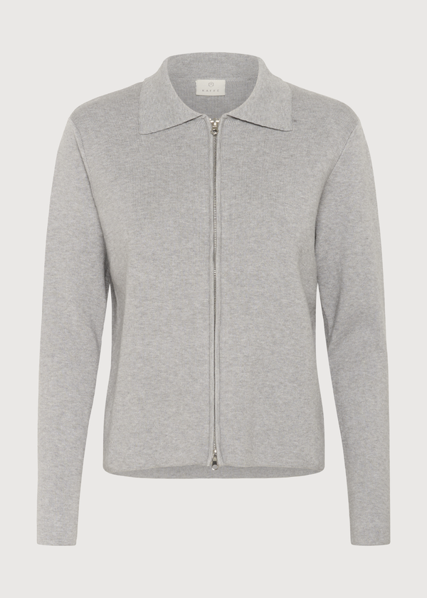 Double Zip Rib Cardigan