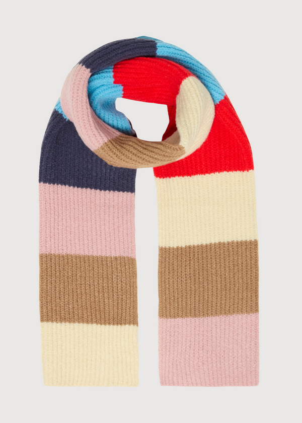 MATIKI Ribbed Colourblock Scarf
