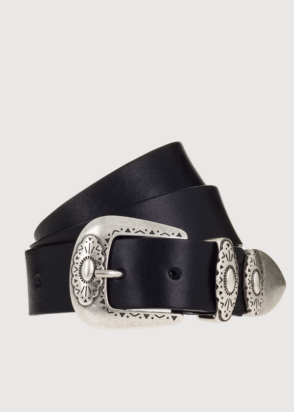 Wild West Belt | Black Leather