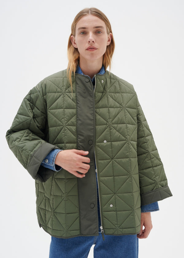 'Teigan' Oversized Quilted Jacket