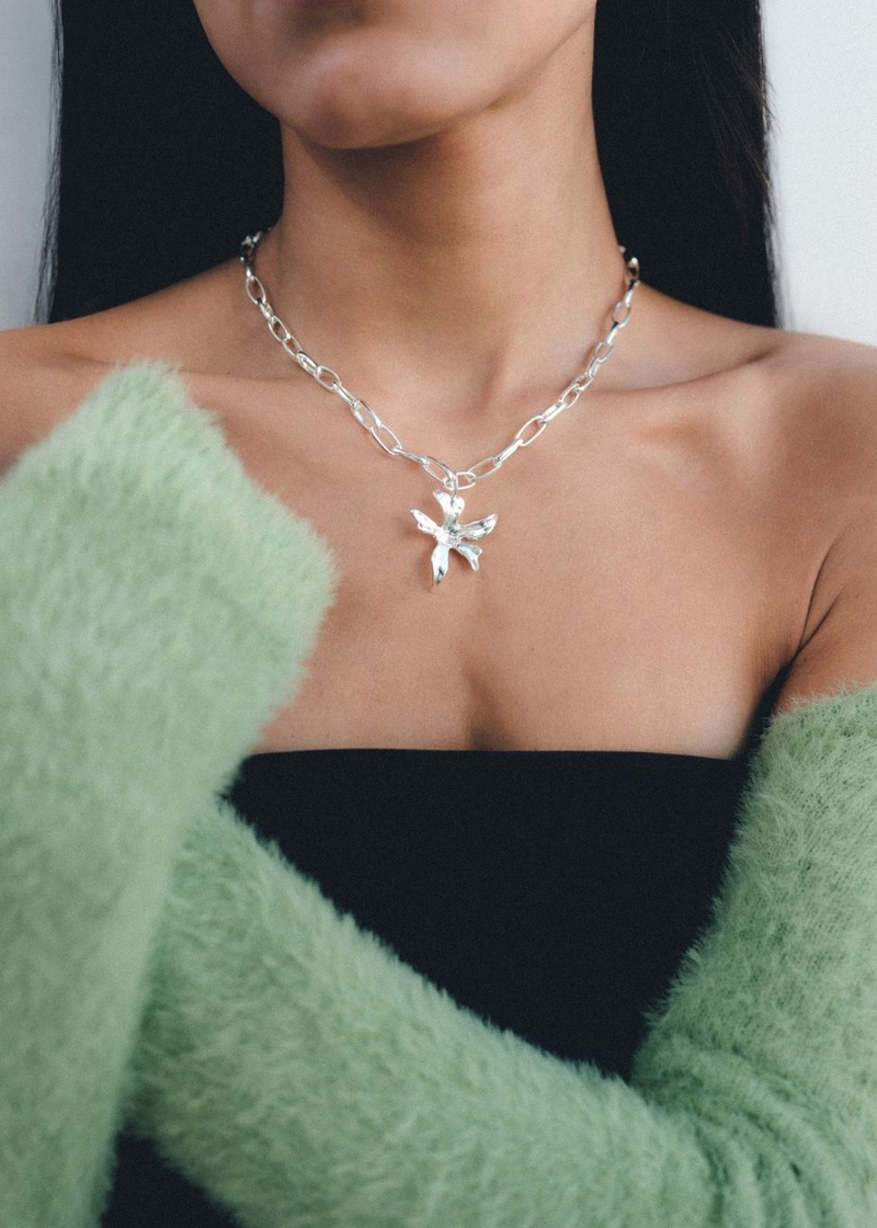 Lilah Necklace in Silver