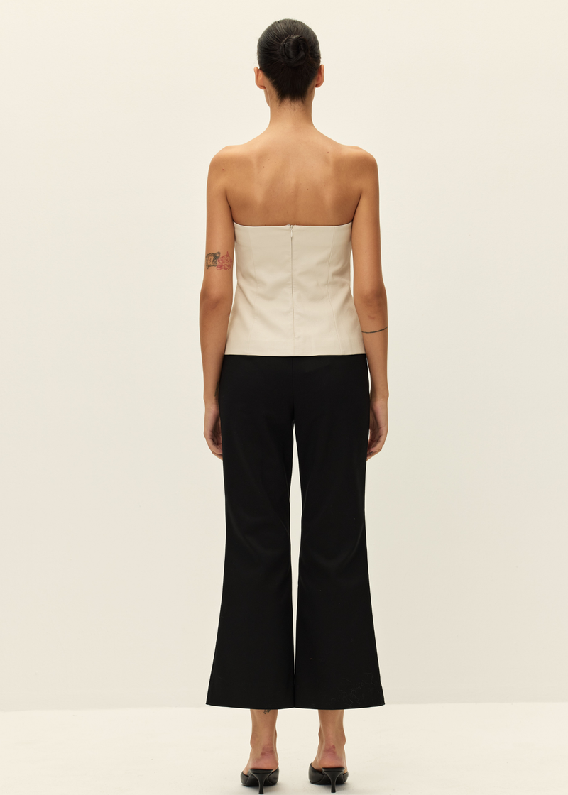 Tara Vegan Leather Top