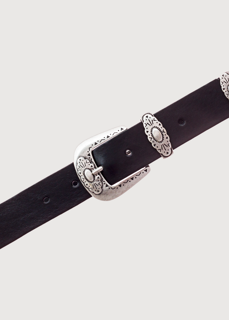 Wild West Belt | Black Leather