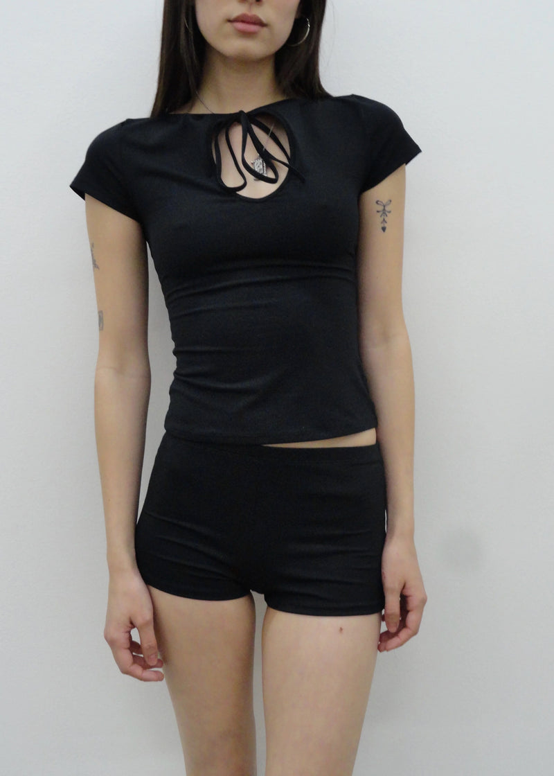 Cleo Keyhole Top | Midnight