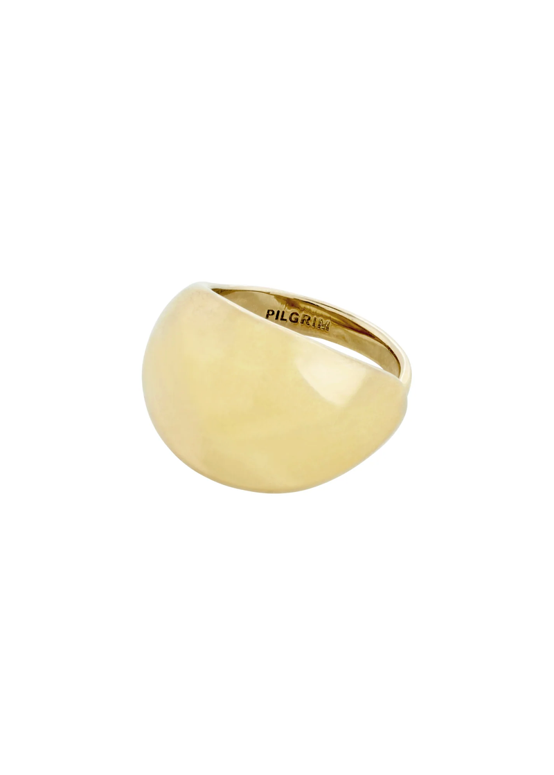 'Alexane' Ajustable Statement Ring | Gold-Plated
