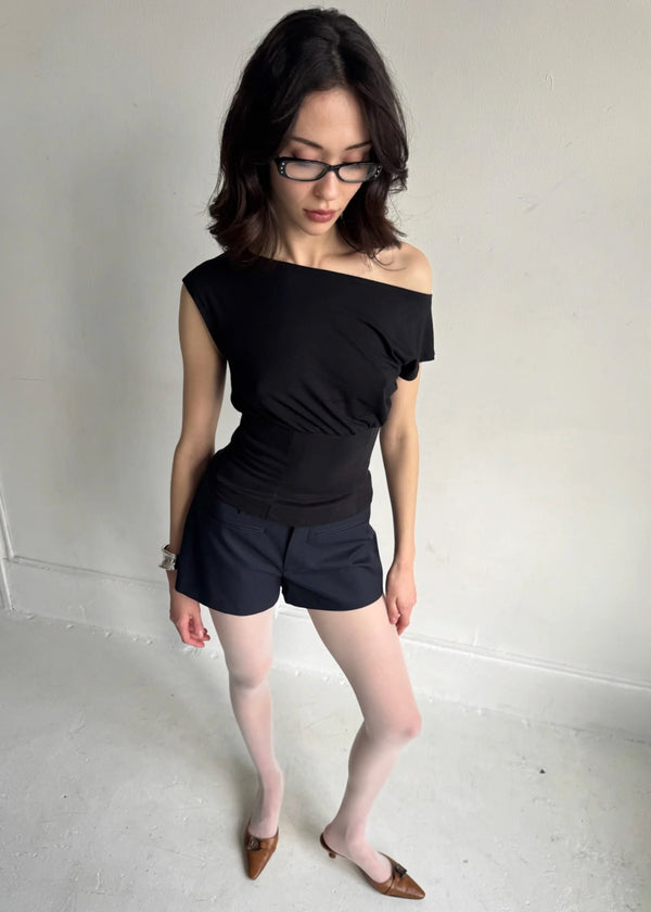 Dahlia Boatneck | Black