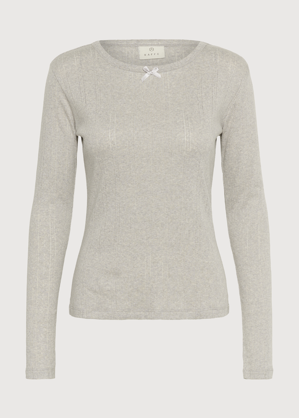 Pointelle Long Sleeve Tee