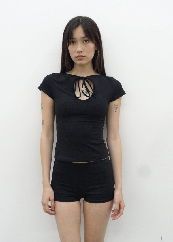 Cleo Keyhole Top | Midnight