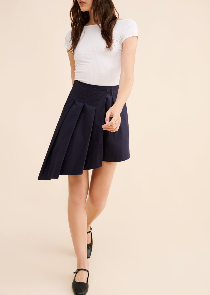 'Navigator' Pleated Skort