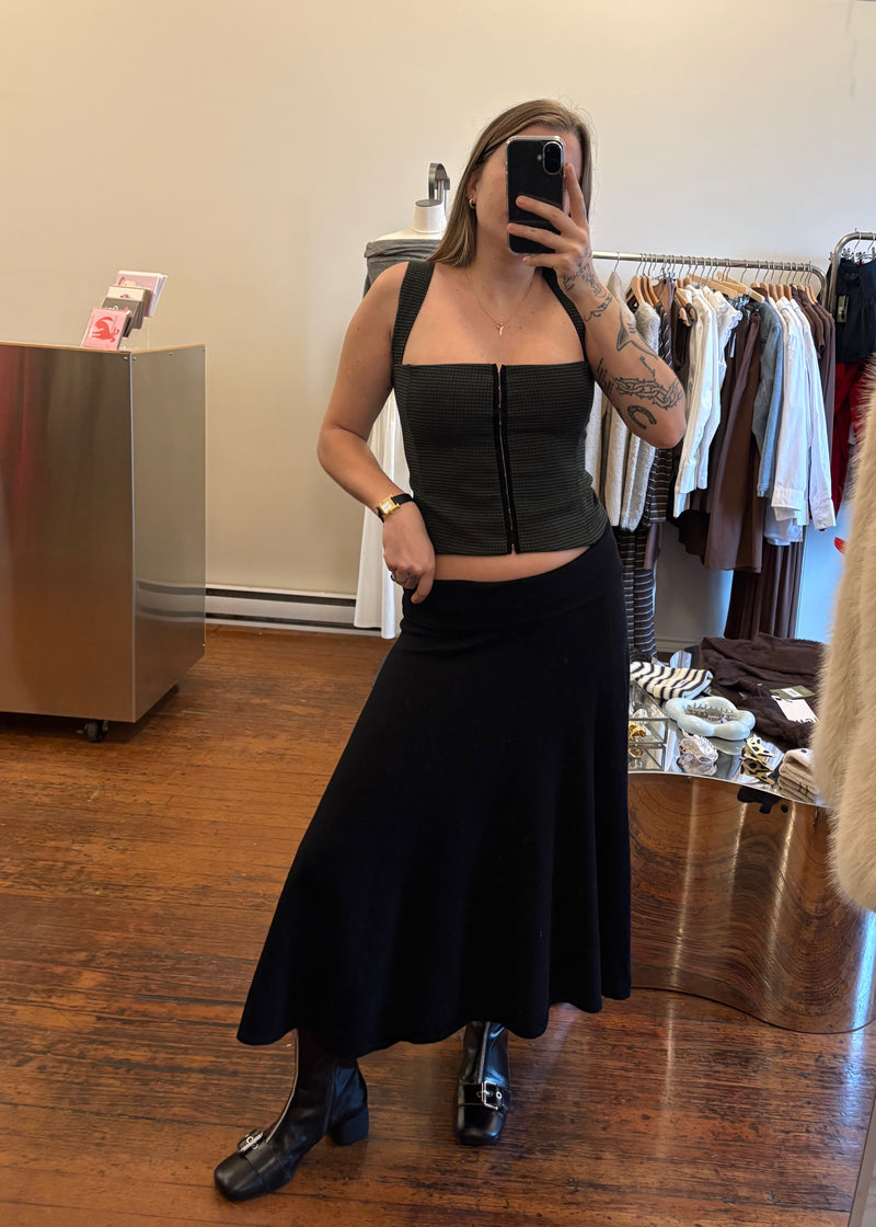 Ambrose Houndstooth Corset