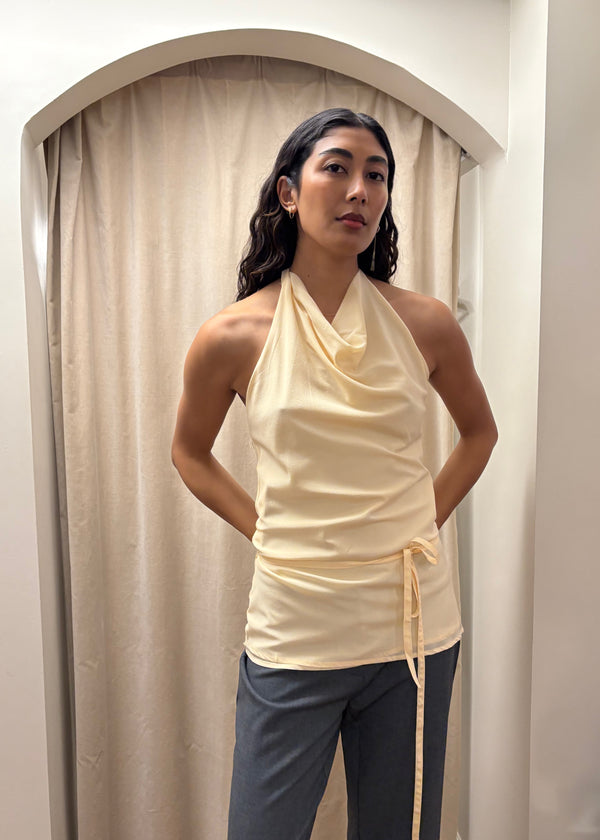Faie Silk Top | Butter