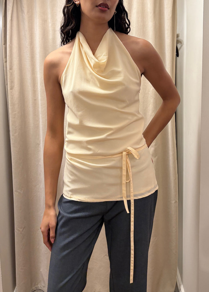 Faie Silk Top | Butter