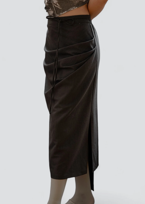 Alexia Midi Ruched Skirt