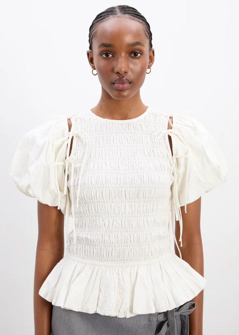 Becca Multi-Way Blouse | White