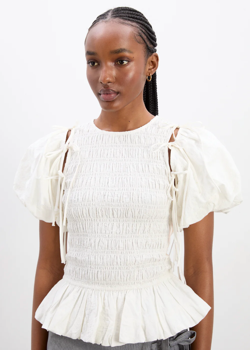 Becca Multi-Way Blouse | White