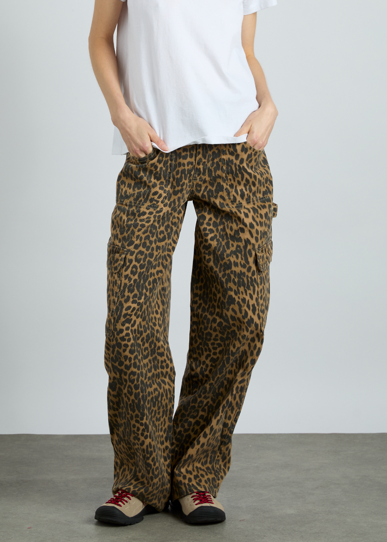 Cargo Jeans | Leopard