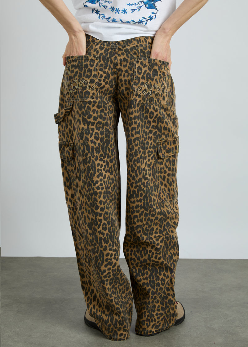 Cargo Jeans | Leopard