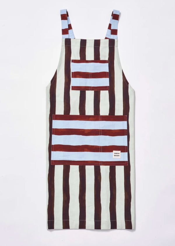 Crossover Apron | Mixed Stripe