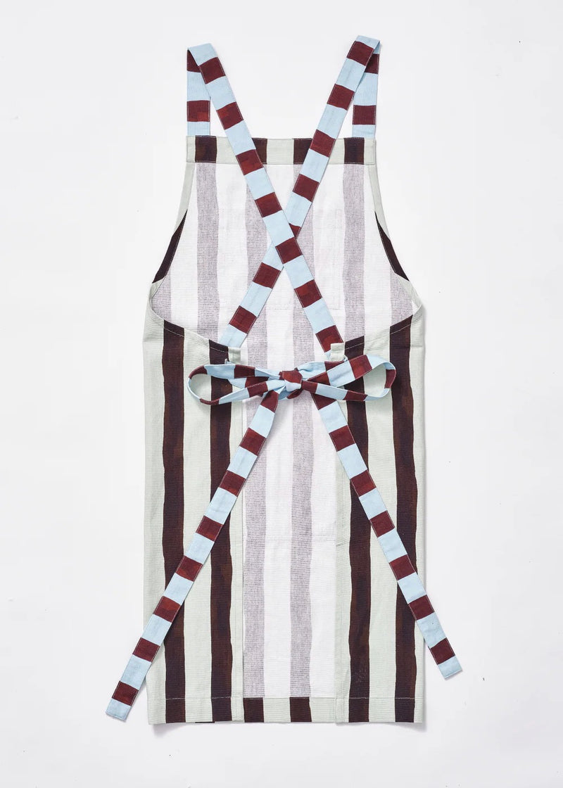 Crossover Apron | Mixed Stripe