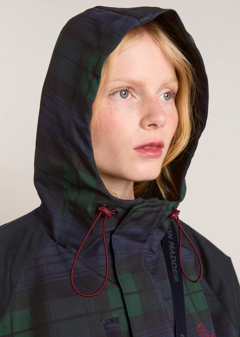 Liu Raincoat | Navy Check