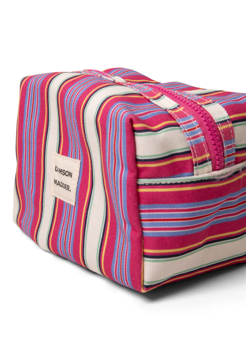 Make Up Bag | Pink Stripe