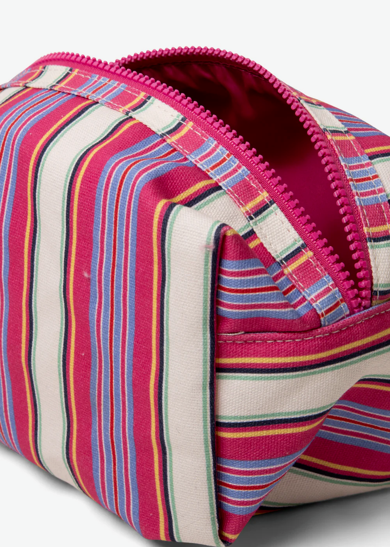 Make Up Bag | Pink Stripe