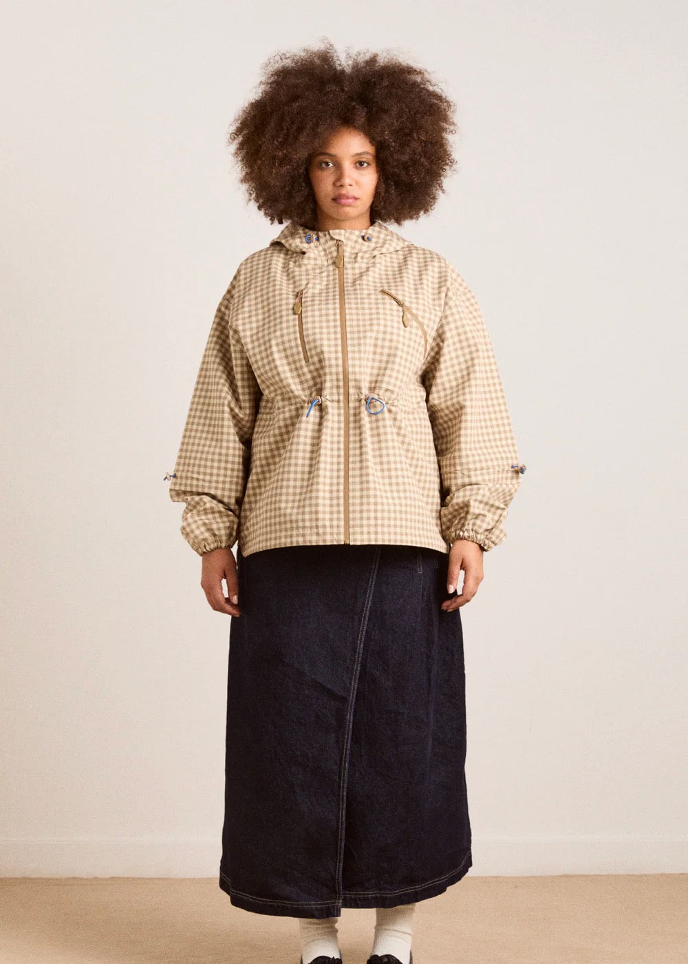 DAMSON MADDER Matilda Raincoat | Gingham | SIISTA BOUTIQUE