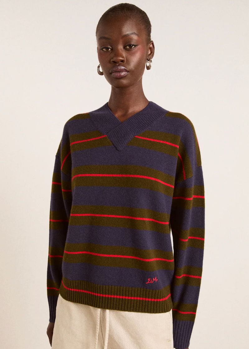 Odette V-neck Merino Wool Sweater