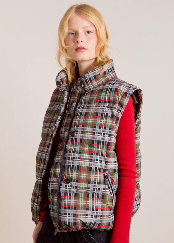 Pearl Hooded Puffer w/ Removable Hood & Sleeves