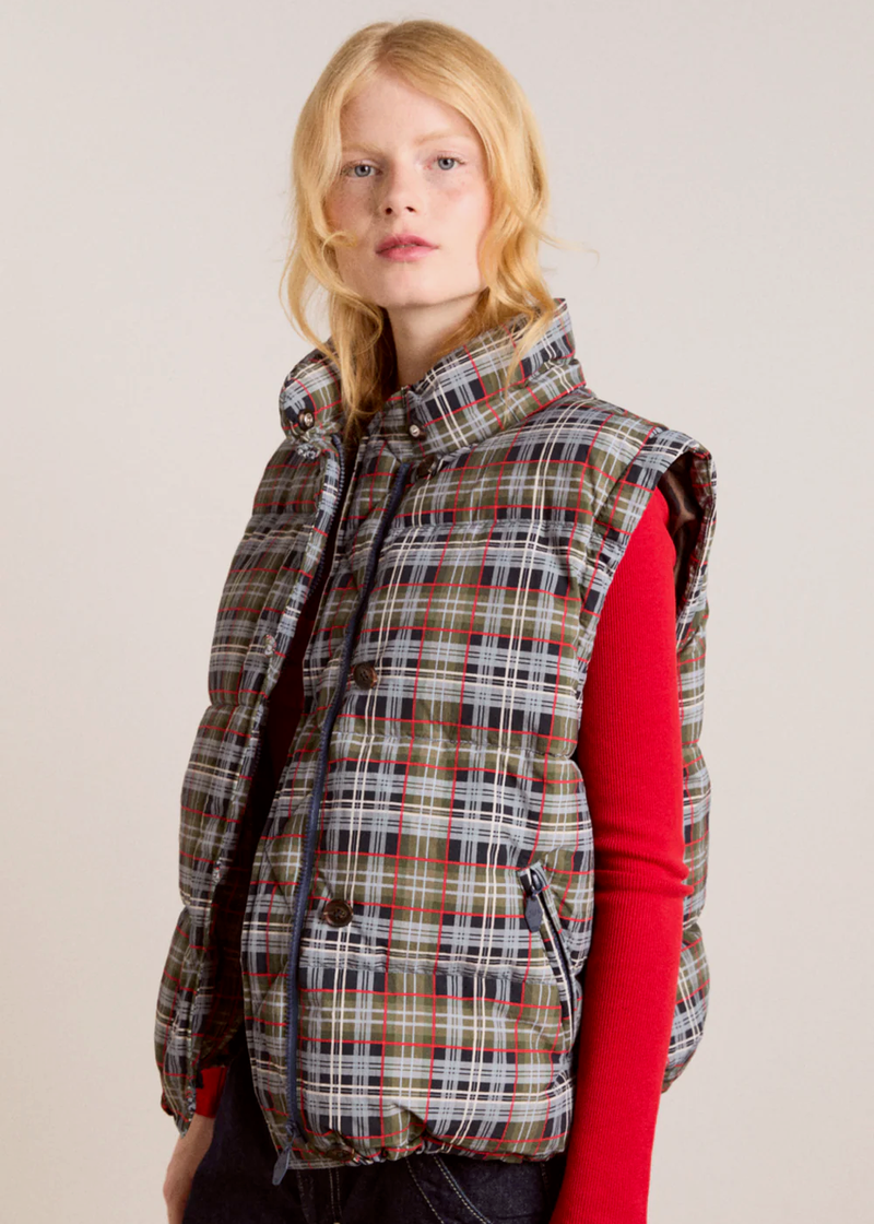 Pearl Hooded Puffer w/ Removable Hood & Sleeves