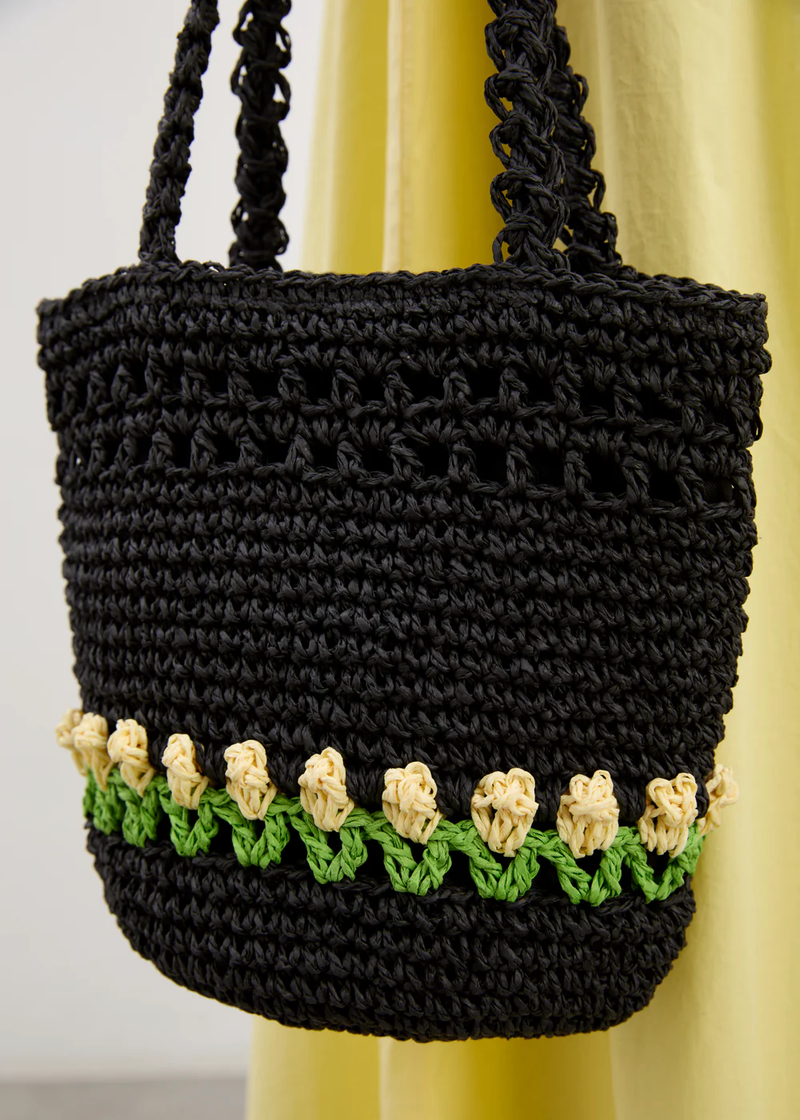 Raffia Tulip Grab Bag