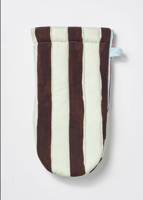Single Oven Glove | Mixed Stripe