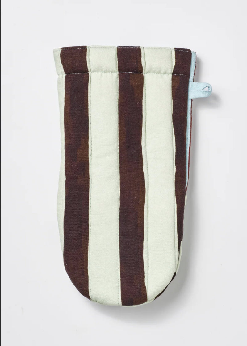 Single Oven Glove | Mixed Stripe