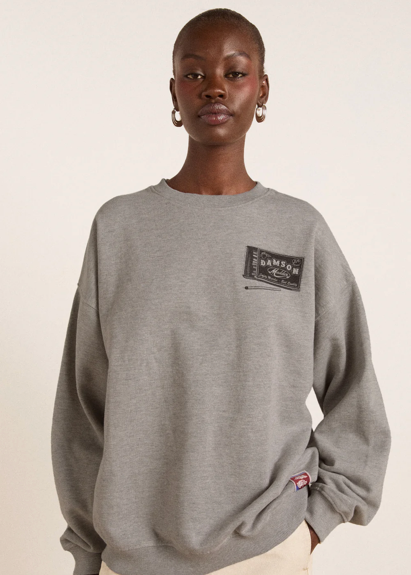 DM General Store Sweatshirt | Grey Marl