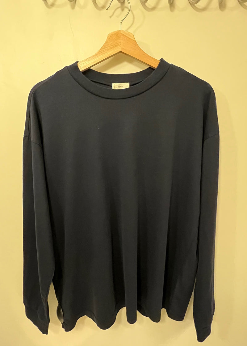 Jersey Boyfriend Crewneck | Navy
