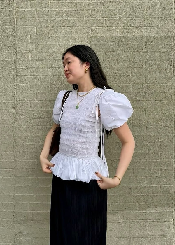 Becca Multi-Way Blouse | White