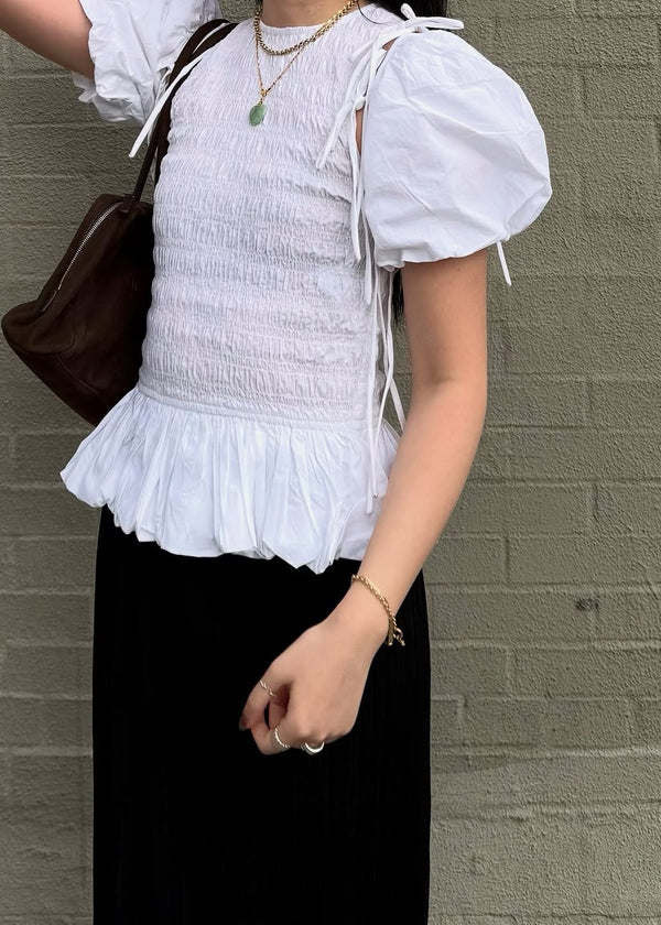 Becca Multi-Way Blouse | White