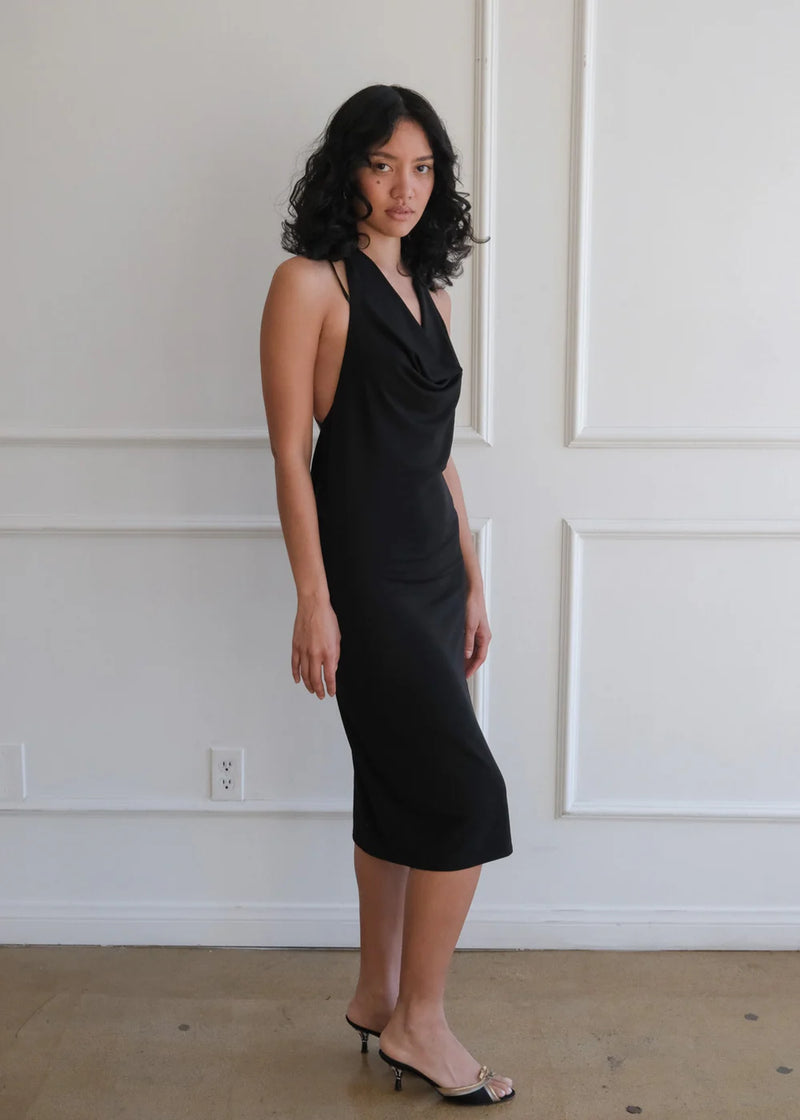 Sill Open Back Dress | Espresso
