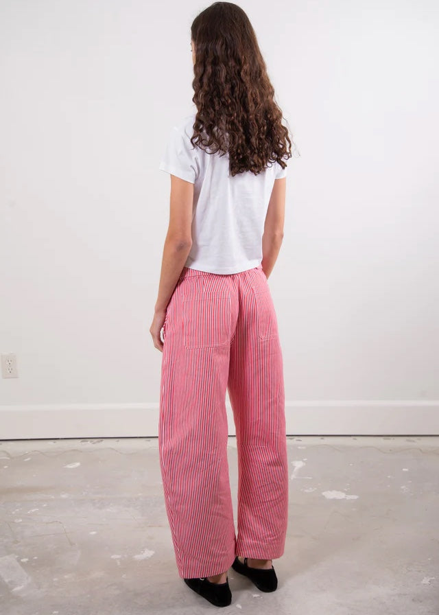 Daphne Striped Barrel Pants