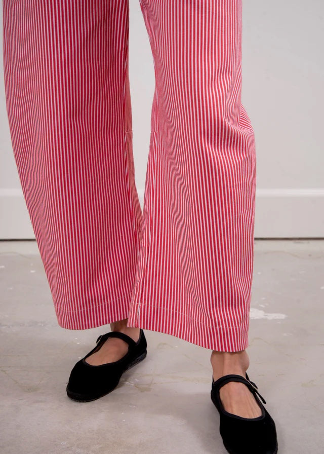 Daphne Striped Barrel Pants