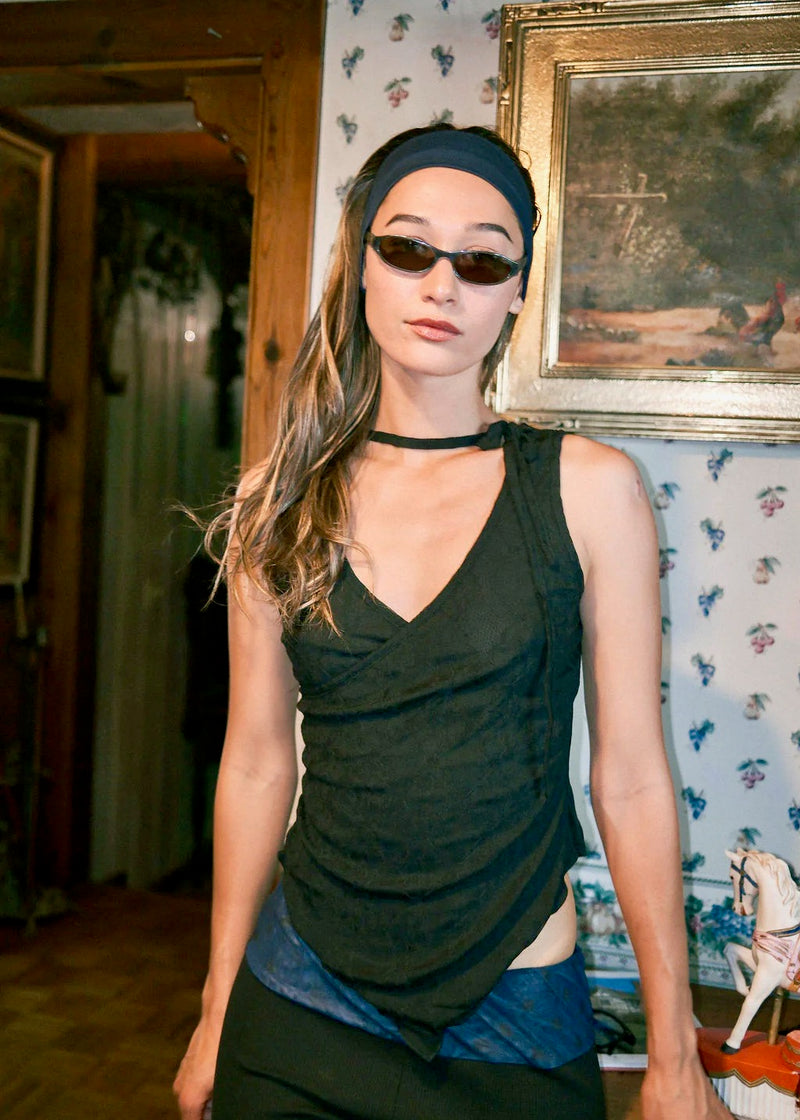 Mariposa Sleveless Wrap Top