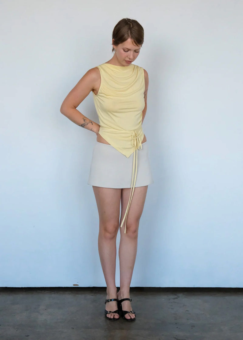 'Portia' Top | Butter Yellow