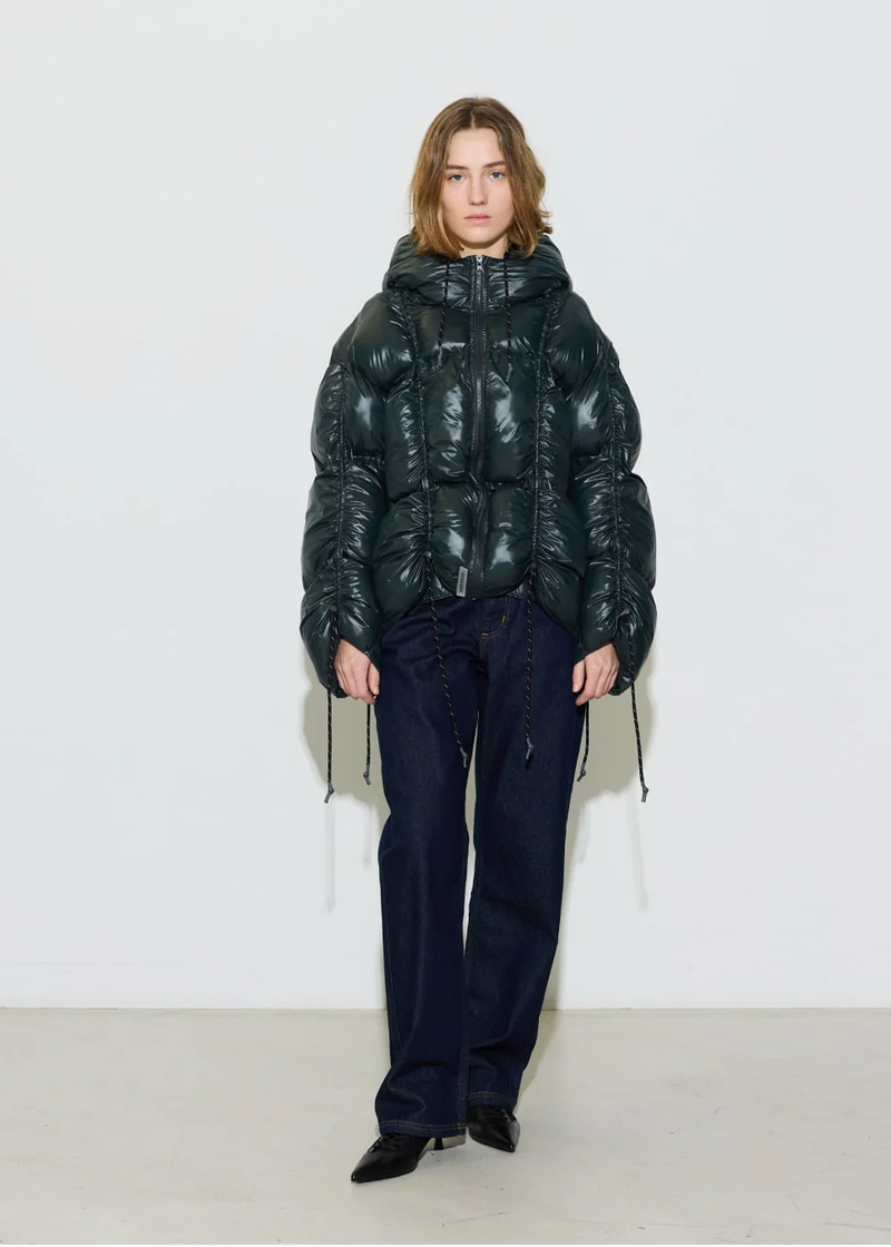 Paris Puffer Jacket | Dark Green