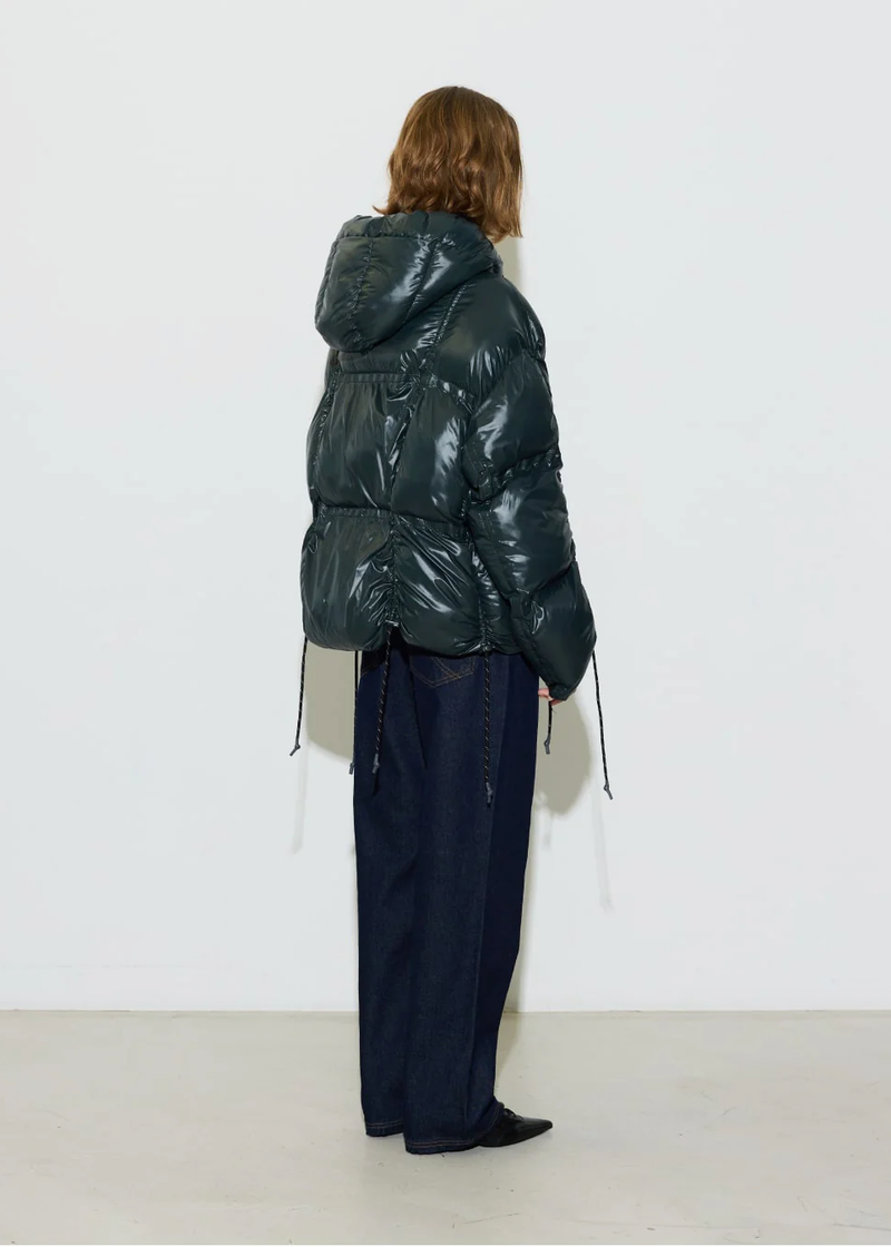 Paris Puffer Jacket | Dark Green