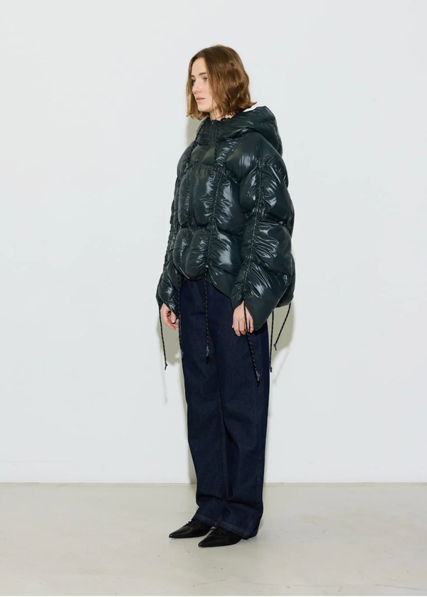 Paris Puffer Jacket | Dark Green
